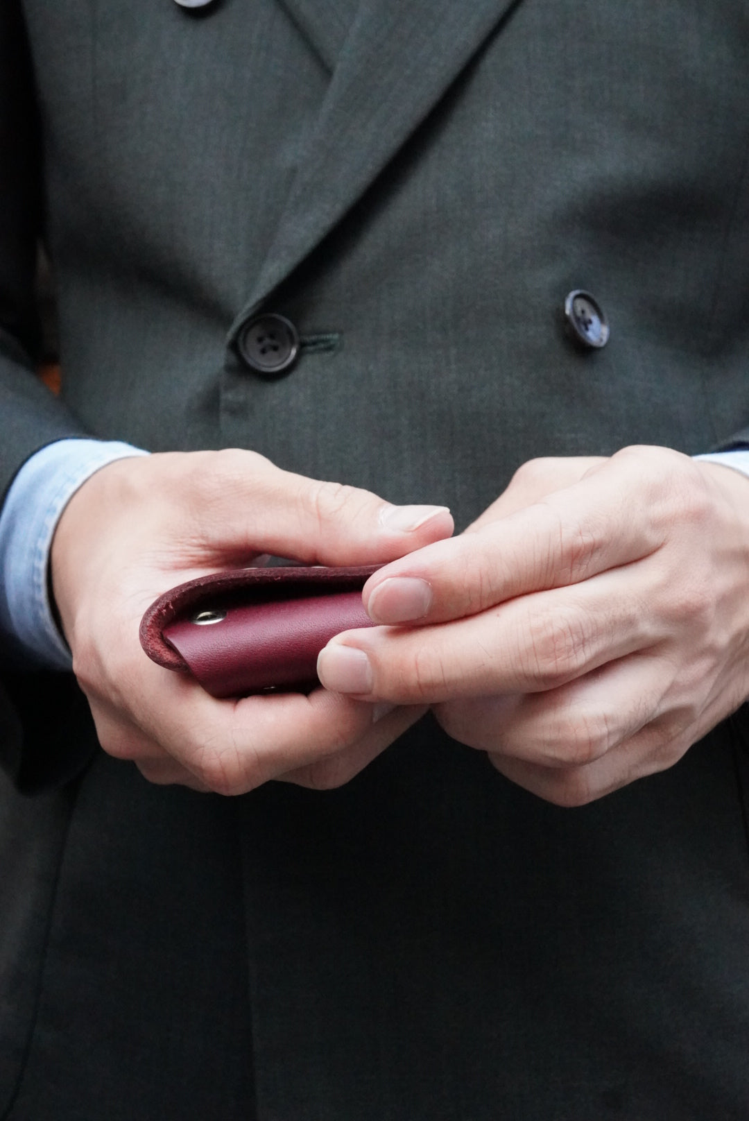 Fibona Coin case WineRed
