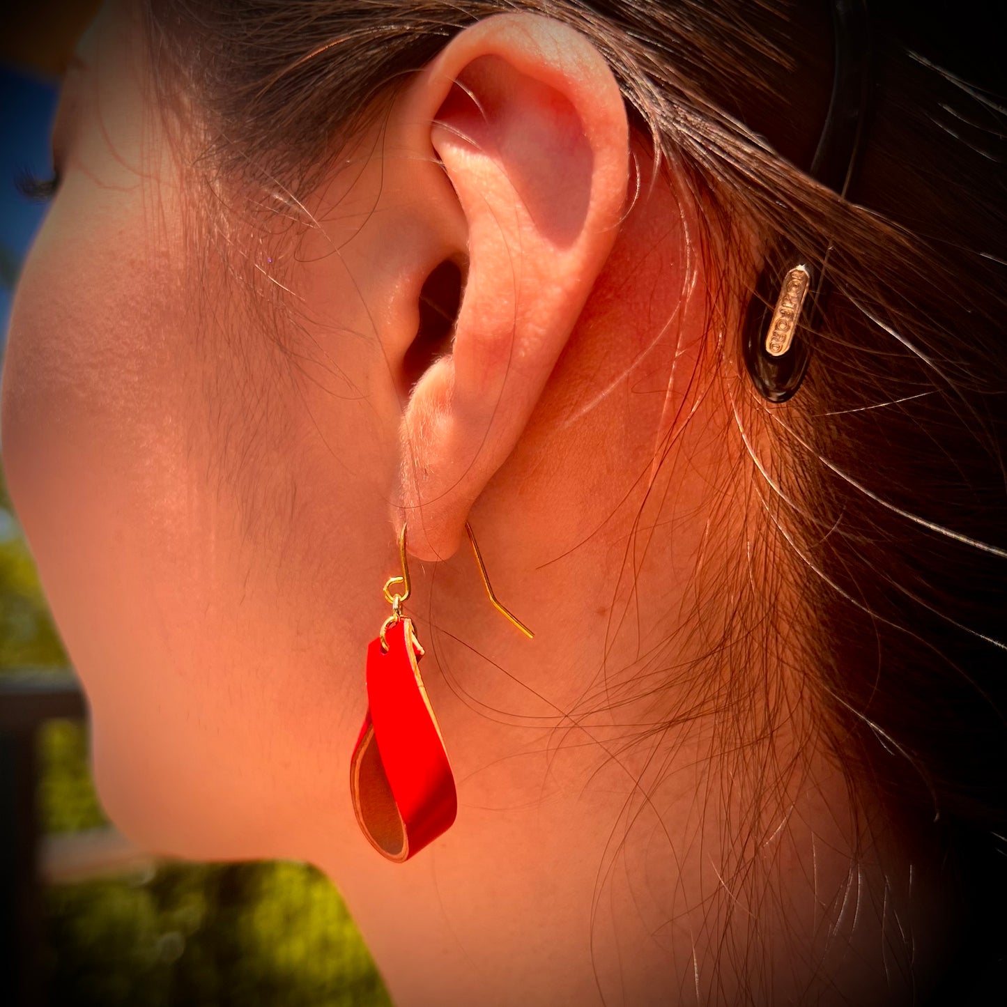 Étoile ~Cordovan earrings~ 