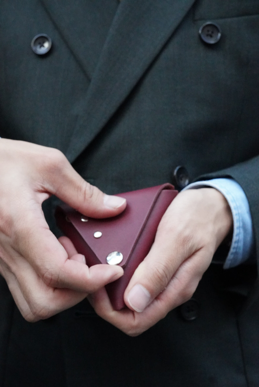 Fibona Coin case WineRed