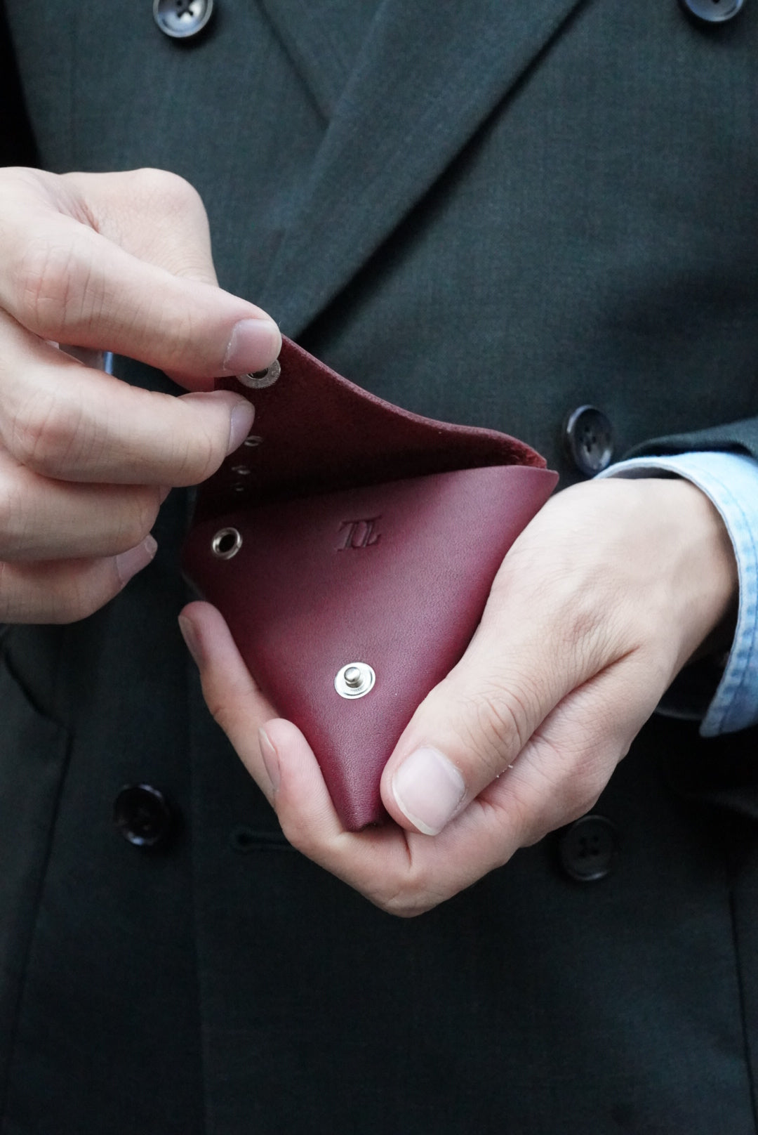 Fibona Coin case WineRed