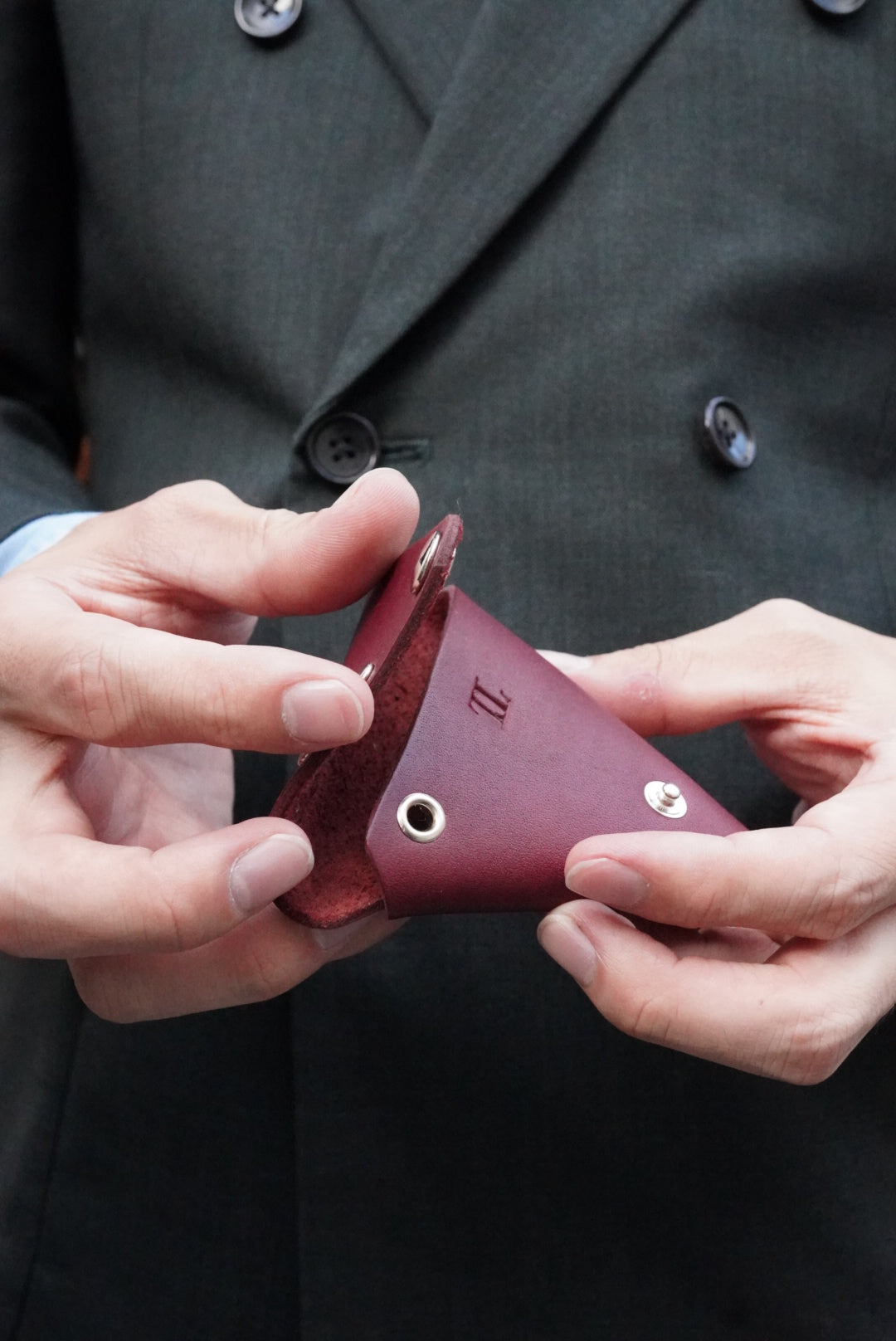Fibona Coin case WineRed