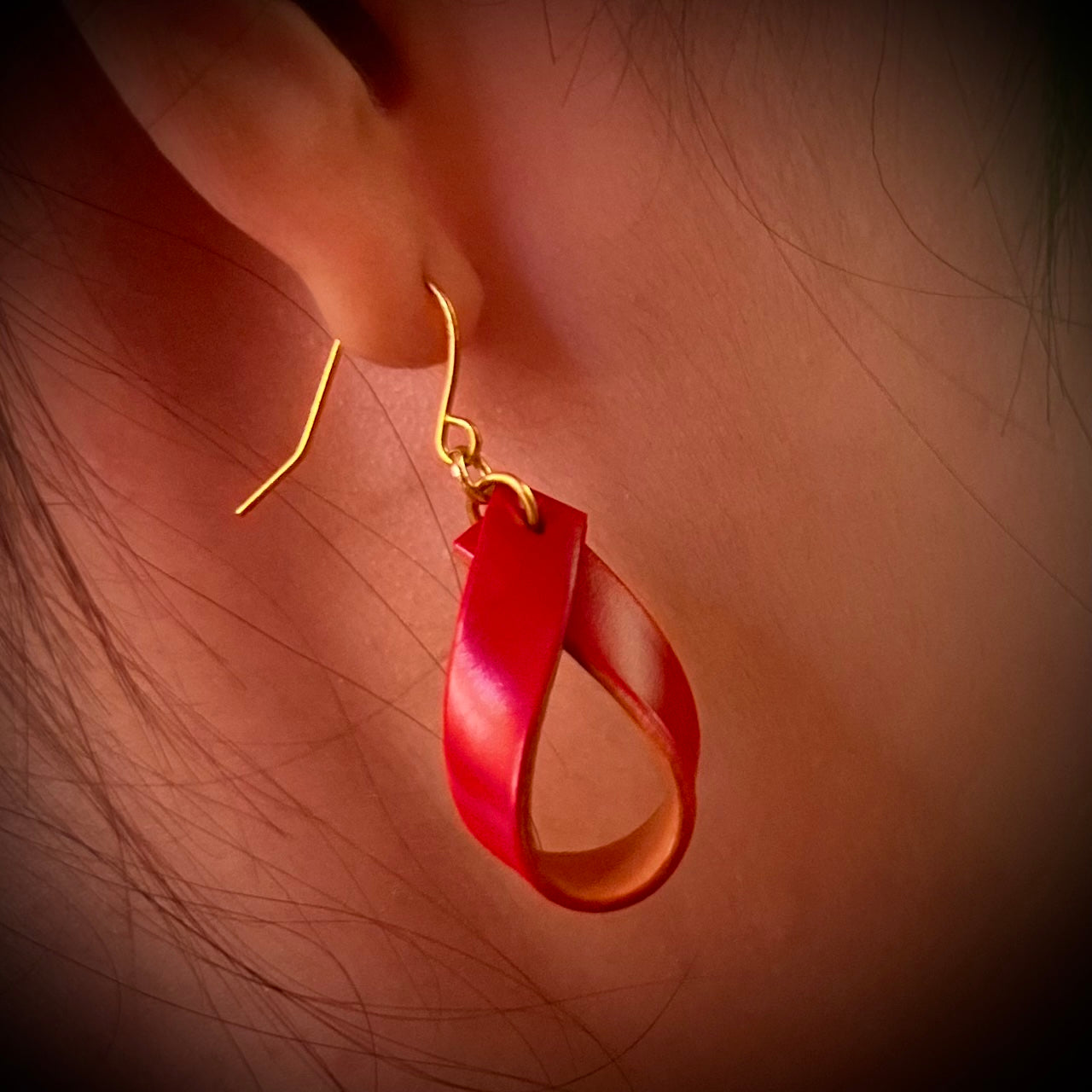 Étoile ~Cordovan earrings~ 