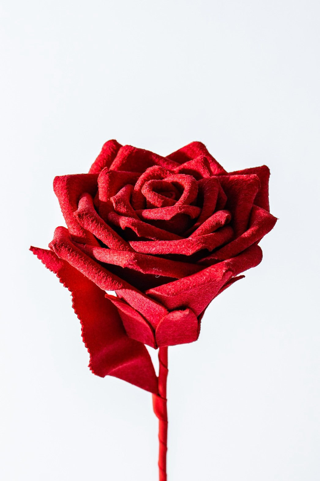 KABANA_Leather Rose Red
