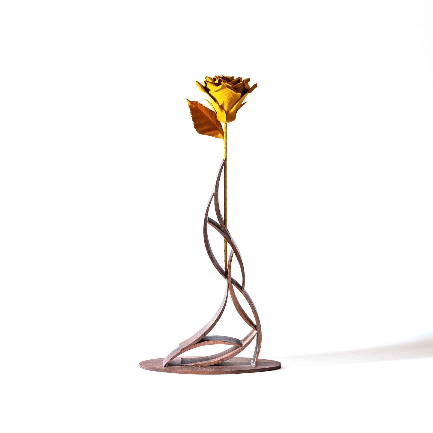 TAIZAN Leather Rose - Yellow
