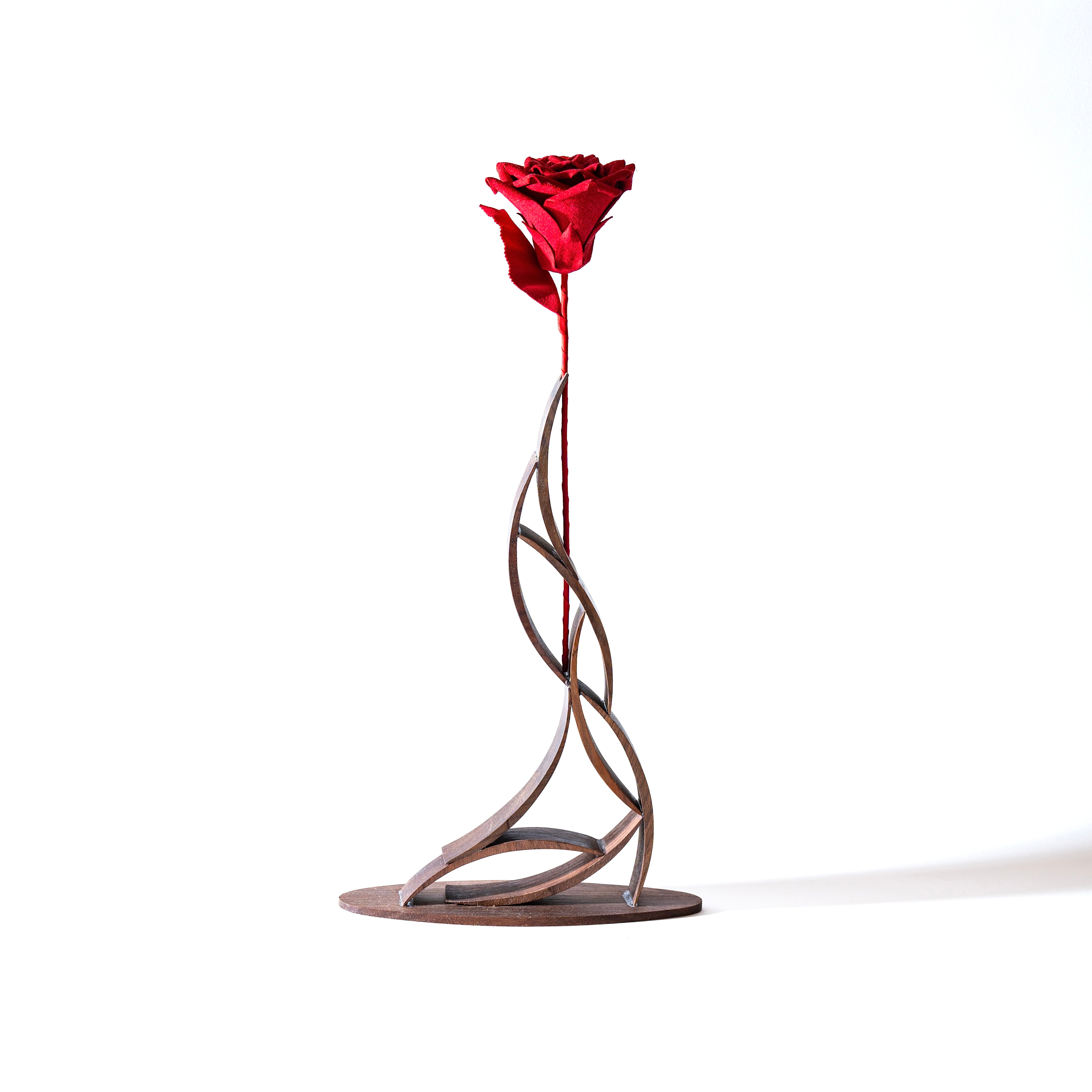 TAIZAN Leather Rose_Red