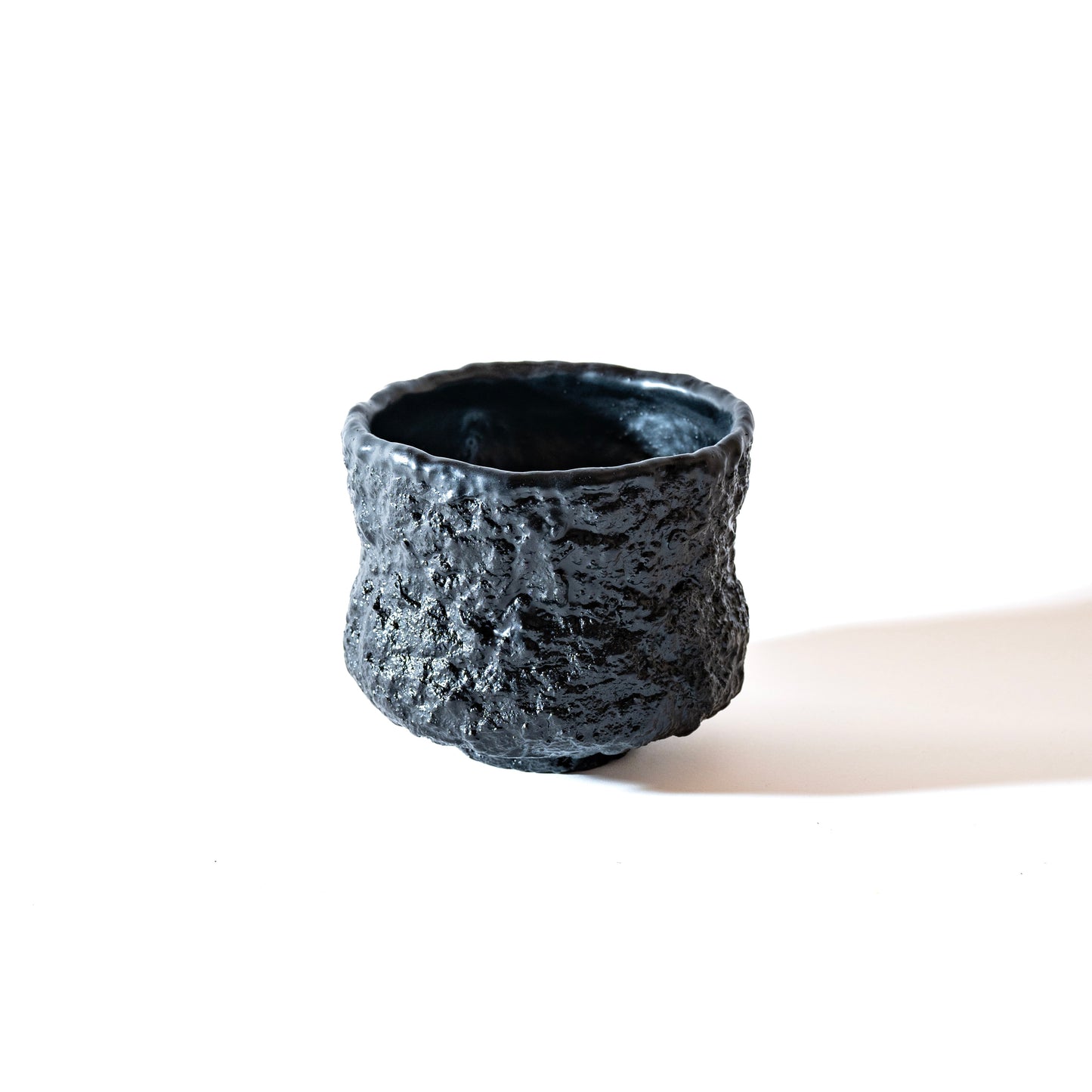 TAIZAN KAKKI 半筒革茶碗-黒