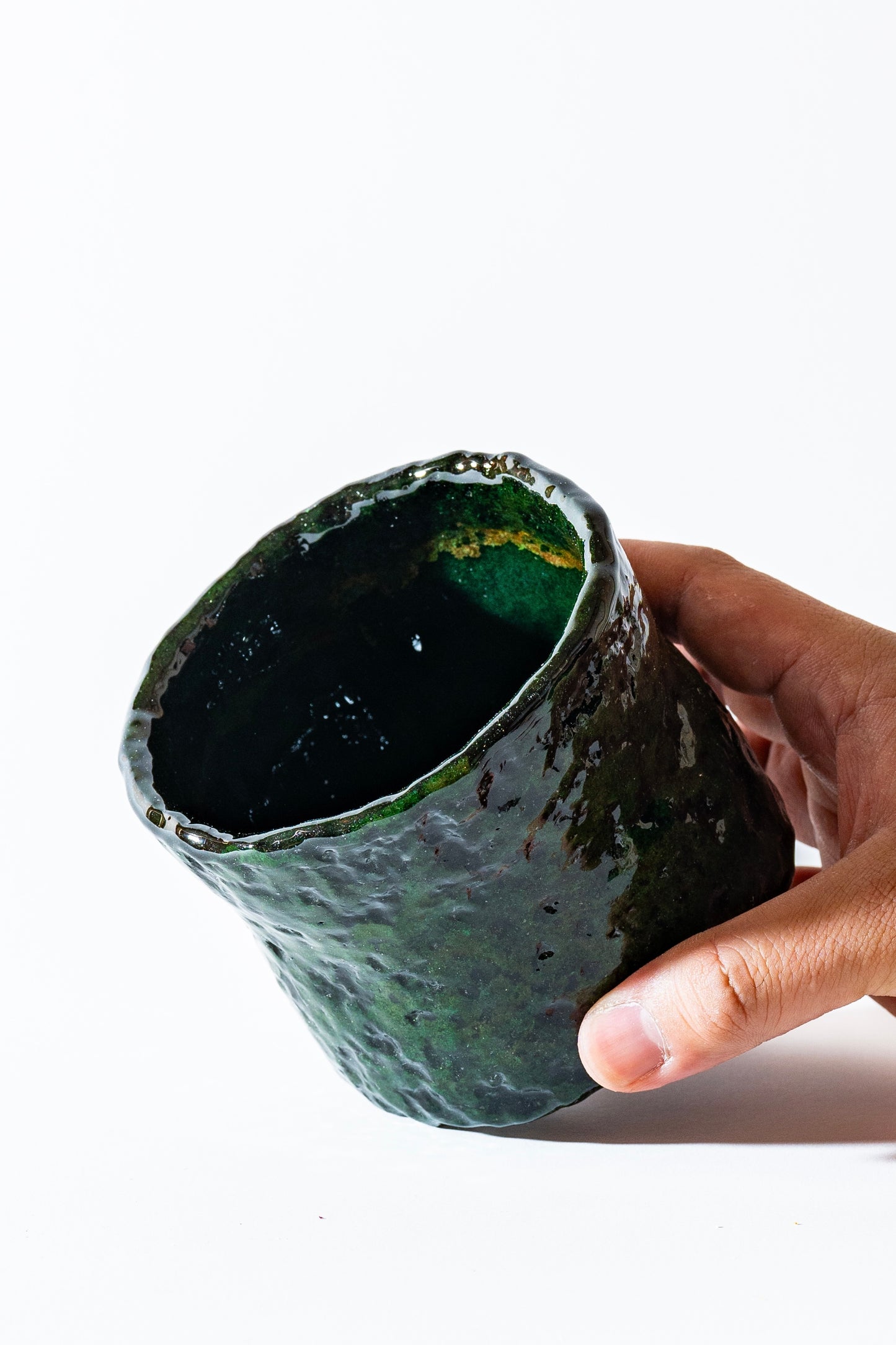 TAIZAN KAKKI 革筒茶碗