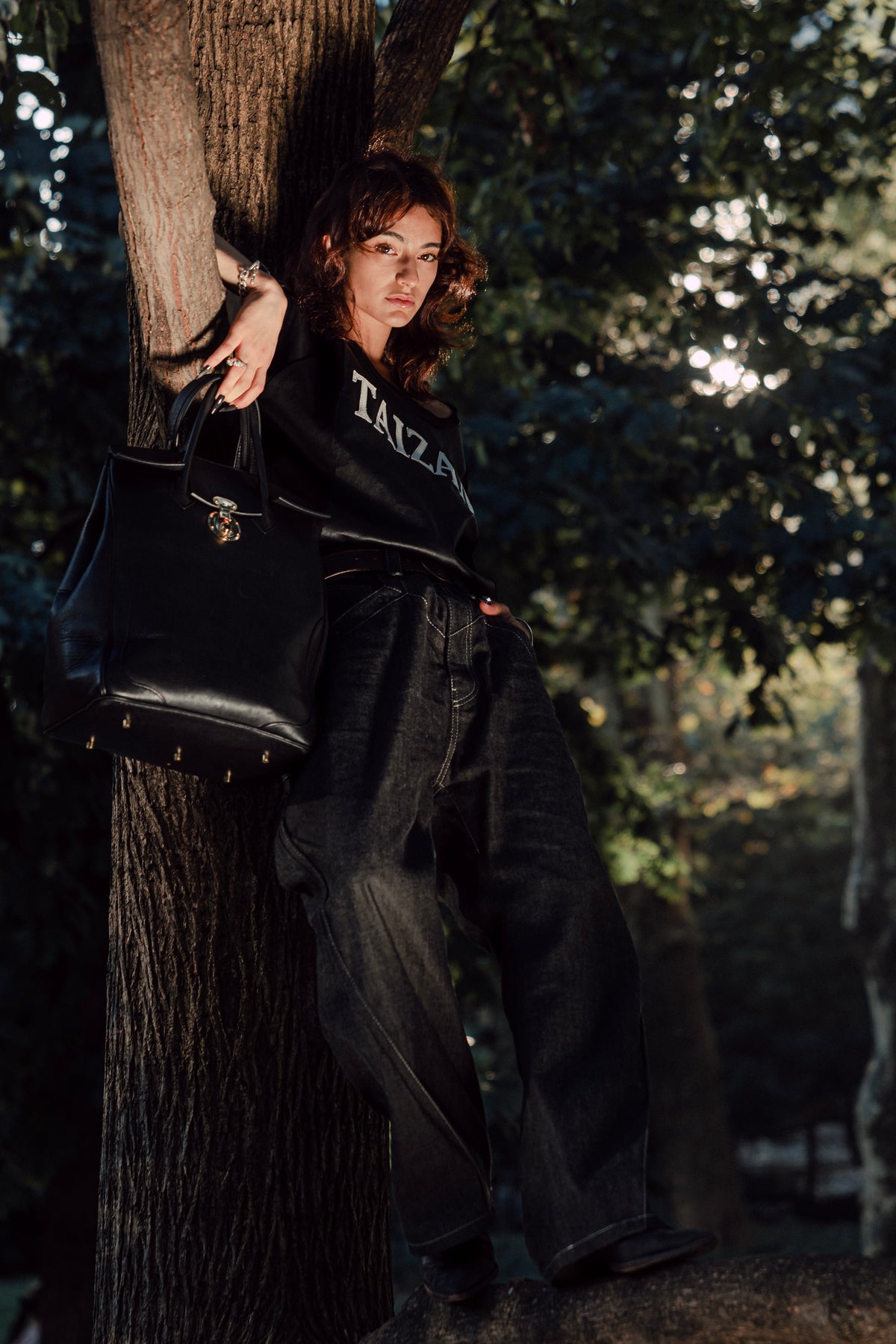 TAIZAN Leather shirt